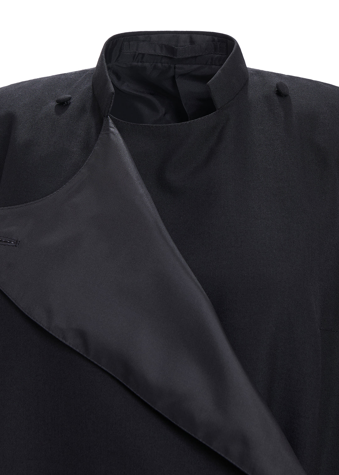 Tailored Double Breasted Clergy Cassock | Black | Men's