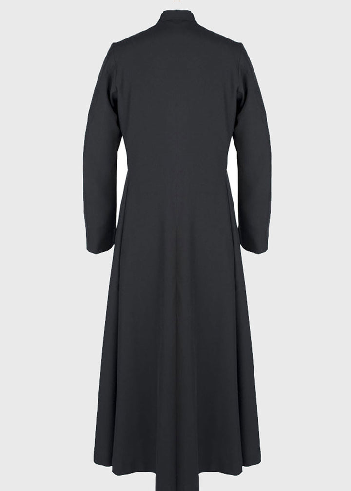 Tailored Single Breasted Clergy Cassock | Black | Ladies