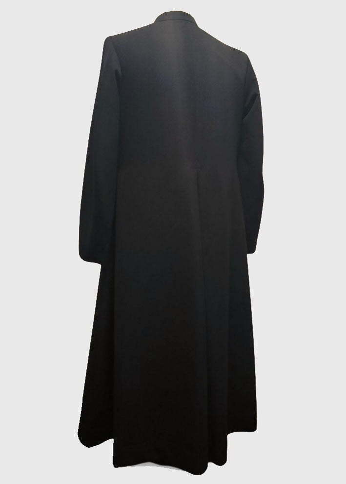 Tailored | Double Breasted Clergy Cassock | Black | Men's