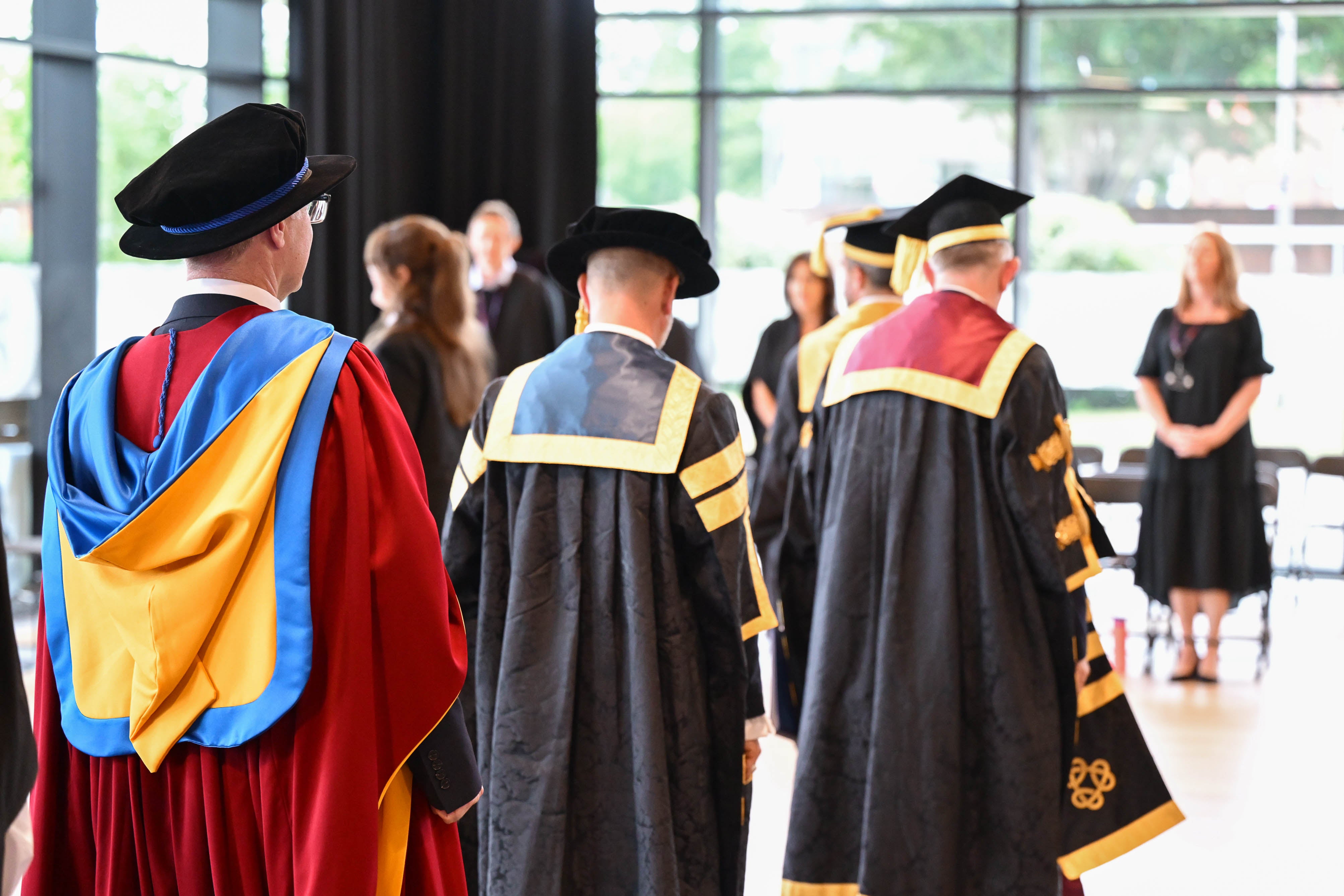 Ceremonial procession senior officers regalia