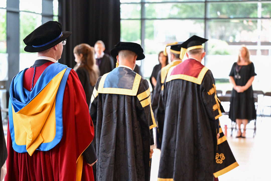 Ceremonial procession senior officers regalia