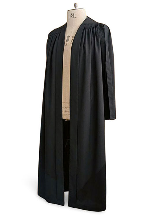 Geneva Preaching Gown with Split Sleeves, All wool