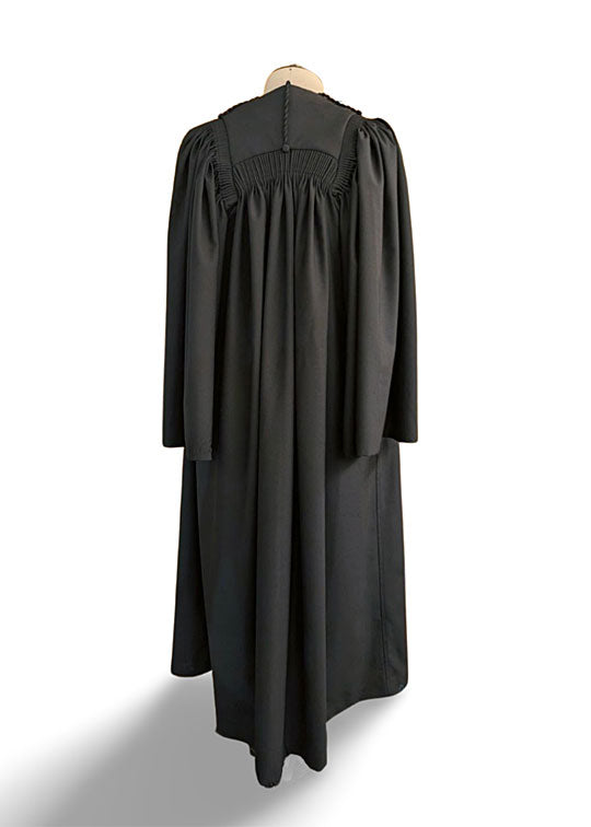 Geneva Preaching Gown with Split Sleeves, All wool