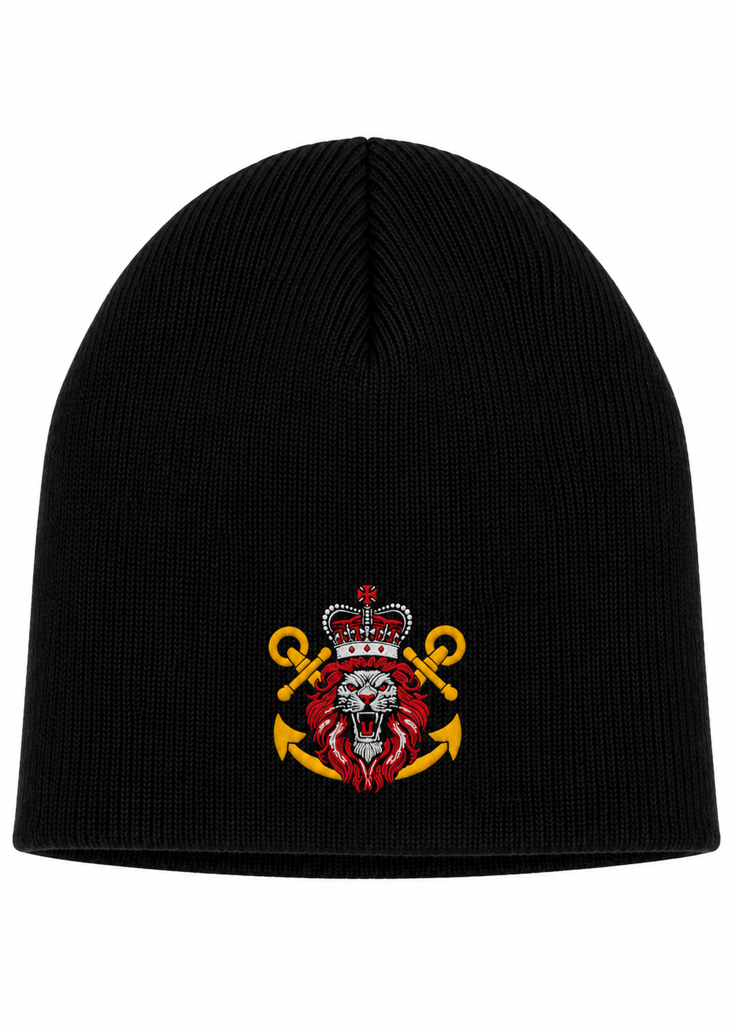 HMS Sutherland Black Mess Crest Beanie 