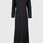 Womens Fully Trimmed Roman Purple Clergy Cassock