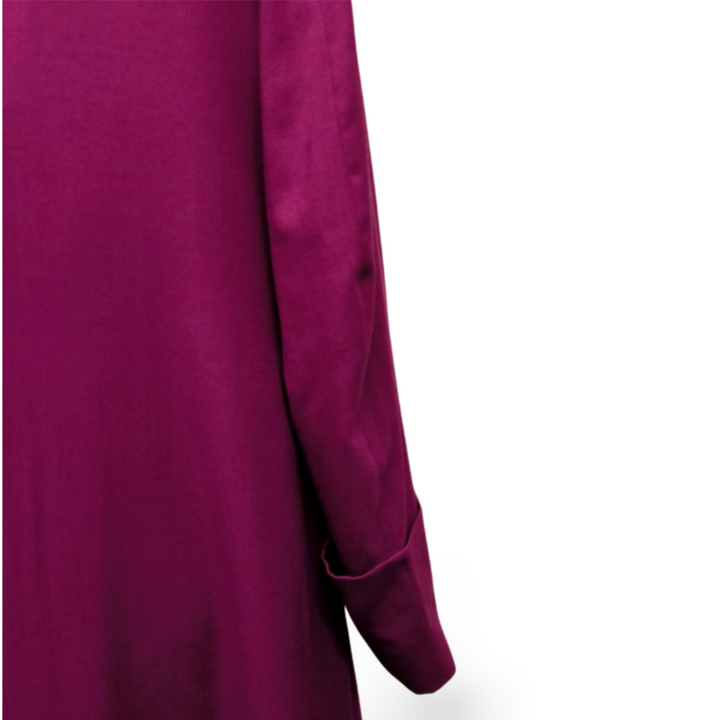 Men's Roman Purple Single Breasted Clergy Cassock