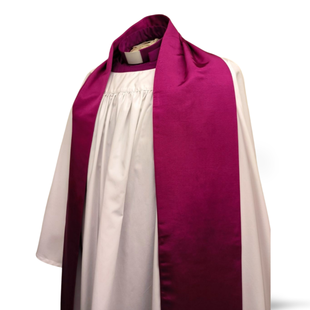 Preaching Scarf -Roman Purple
