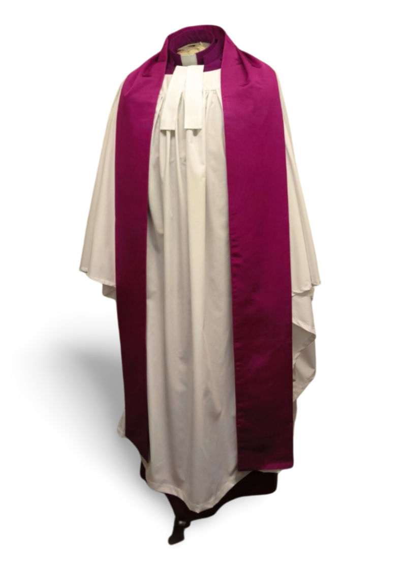 Preaching Scarf -Roman Purple