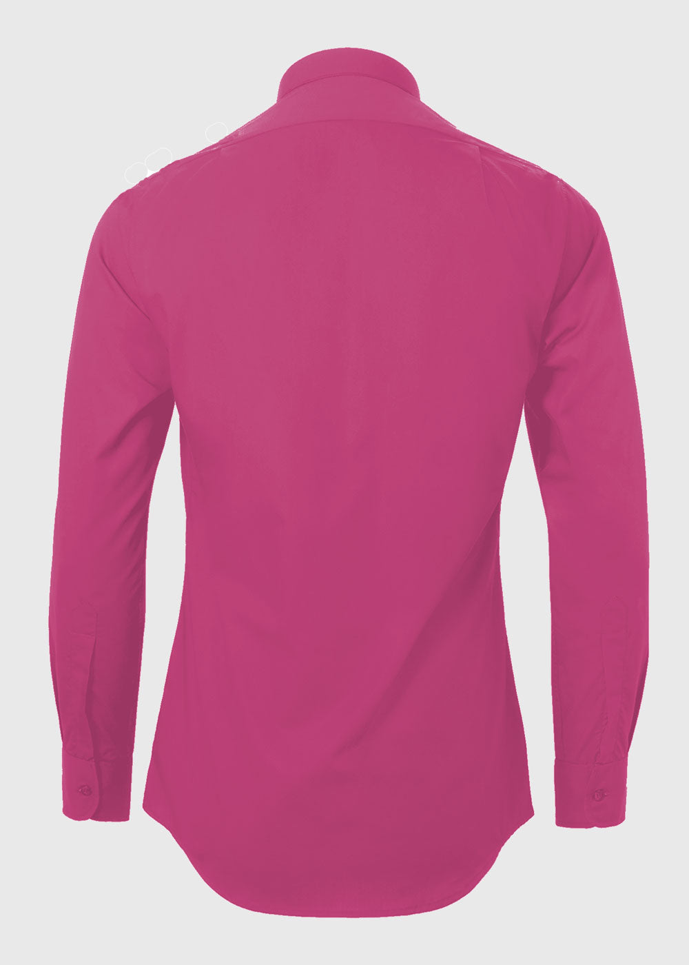 Red purple slim fit tunnel neck clergy shirt