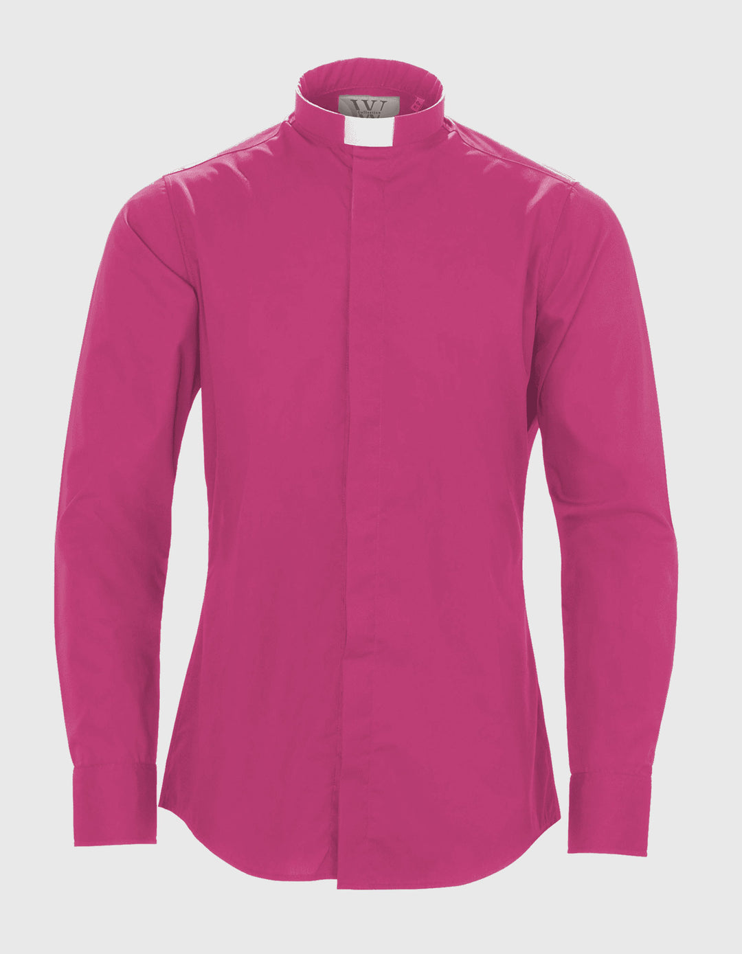 Red Purple Tunnel Neck Clergy Shirt