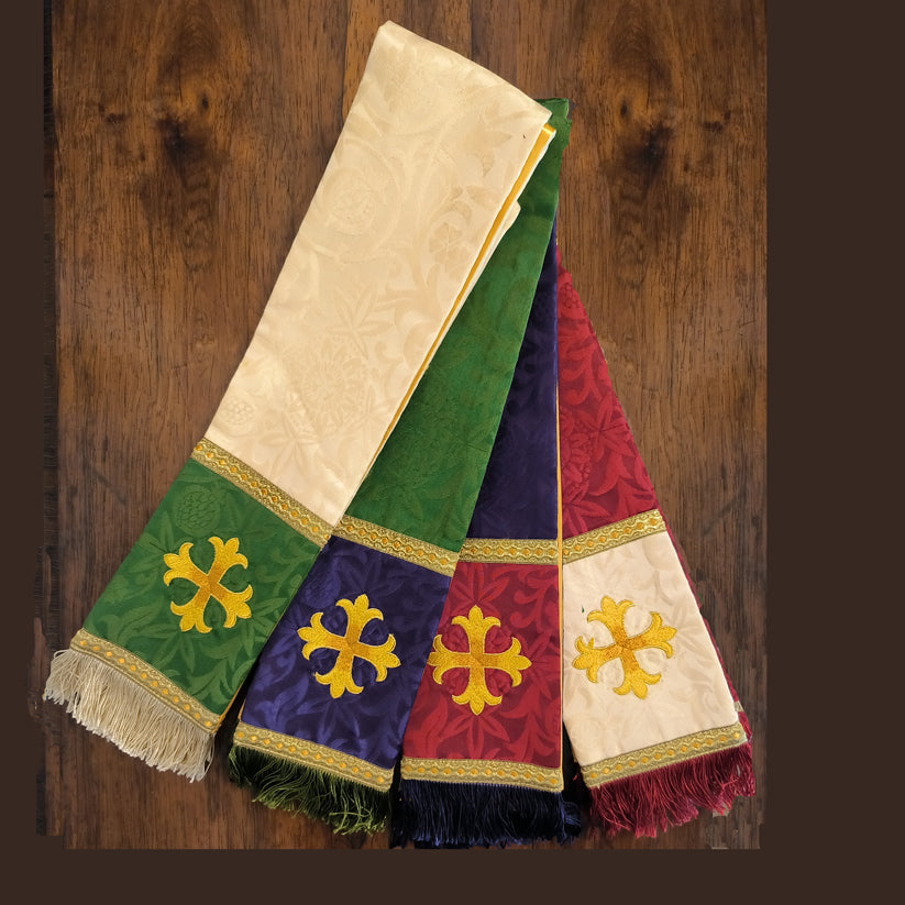 Set of 4 Passionflower Stoles - PFOP04