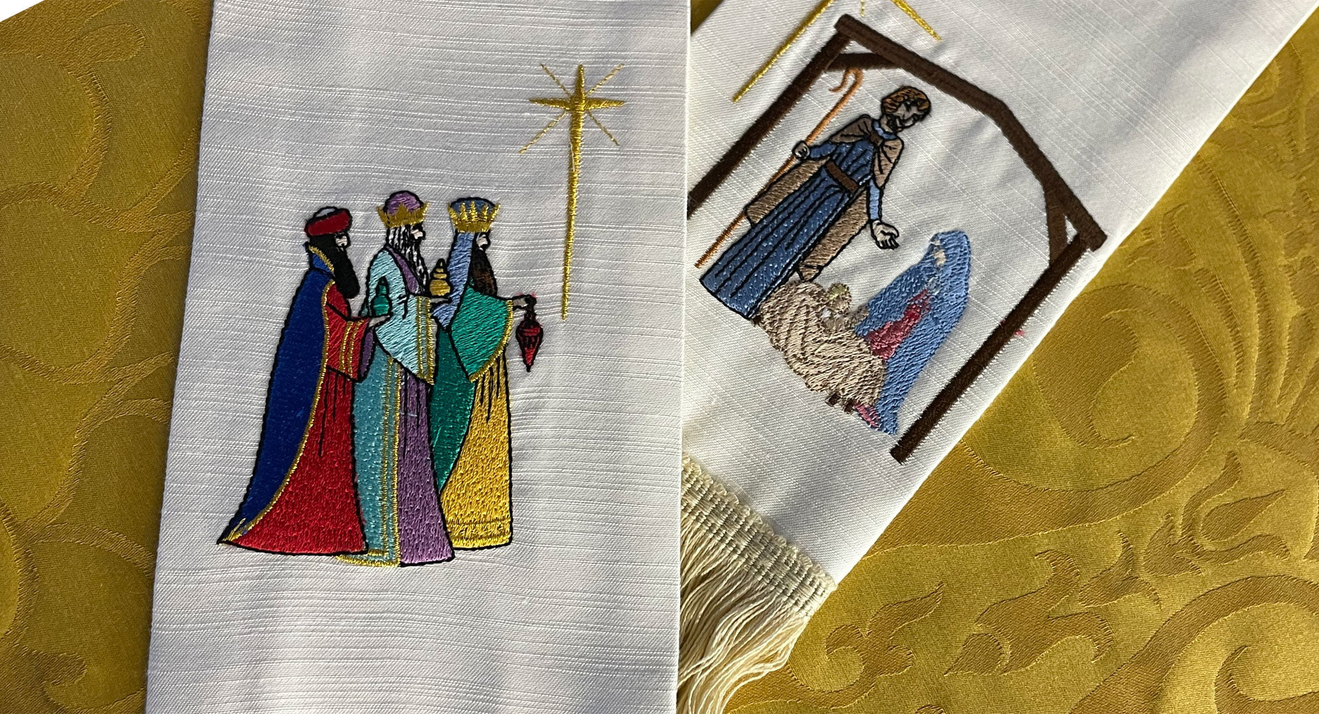 Three kings embroidery
