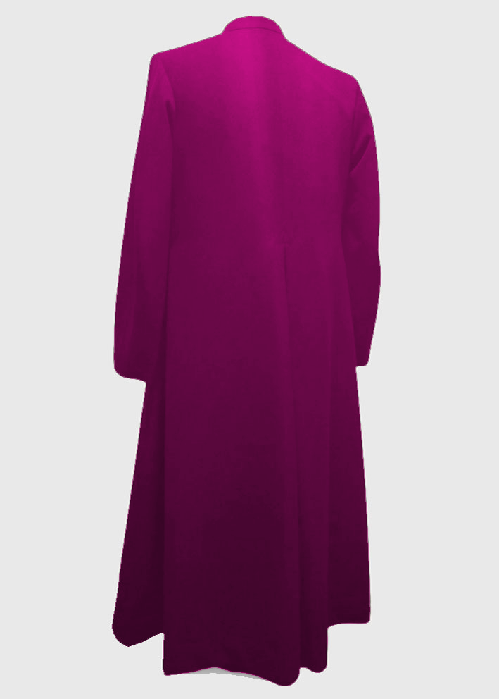 Double Breasted Clergy Cassock | Roman Purple | Men's