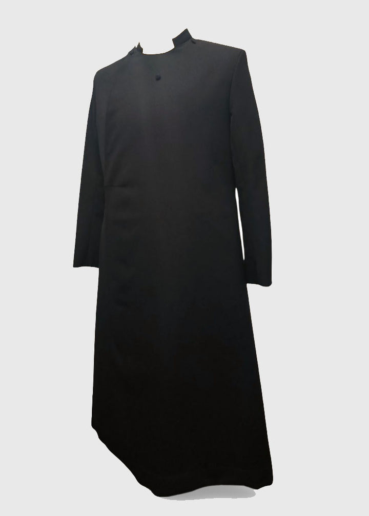 Double Breasted Clergy Cassock | Black | Men's