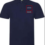 Chest left below crest