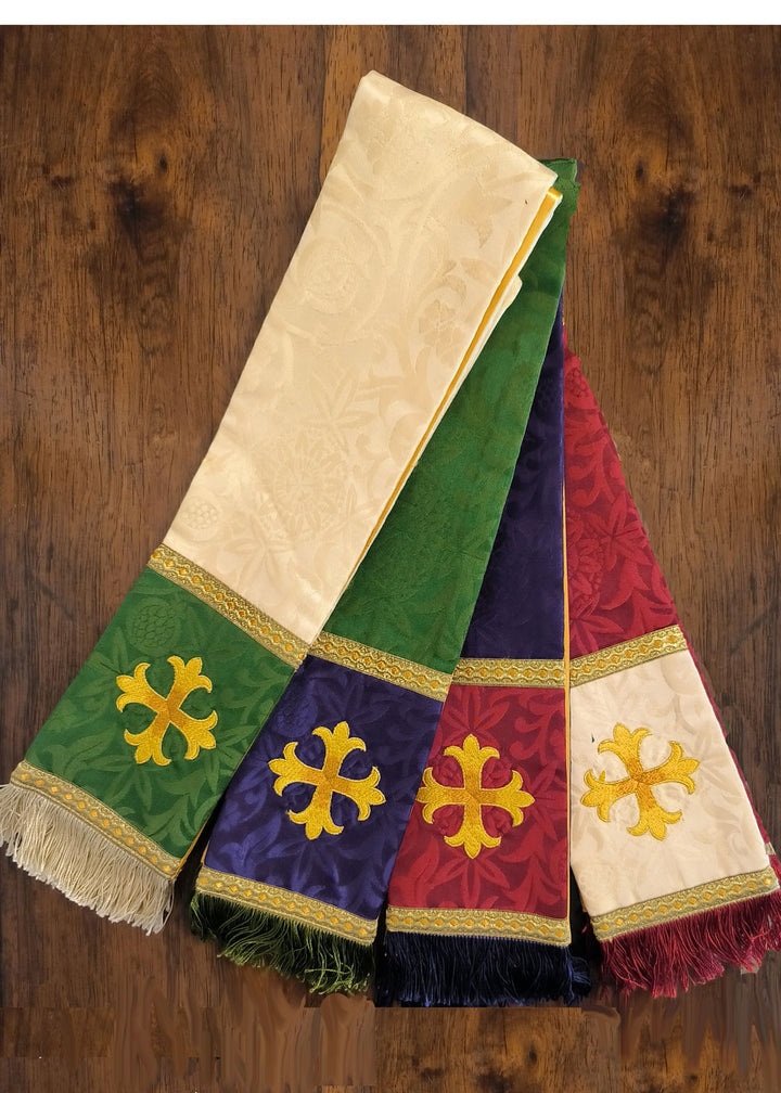 Set of 4 Passionflower Stoles - PFOP04